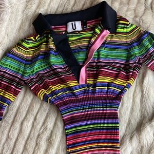 Topshop multicolor blouse
